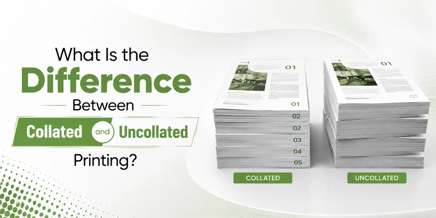 Difference Between Collated and Uncollated Printing?