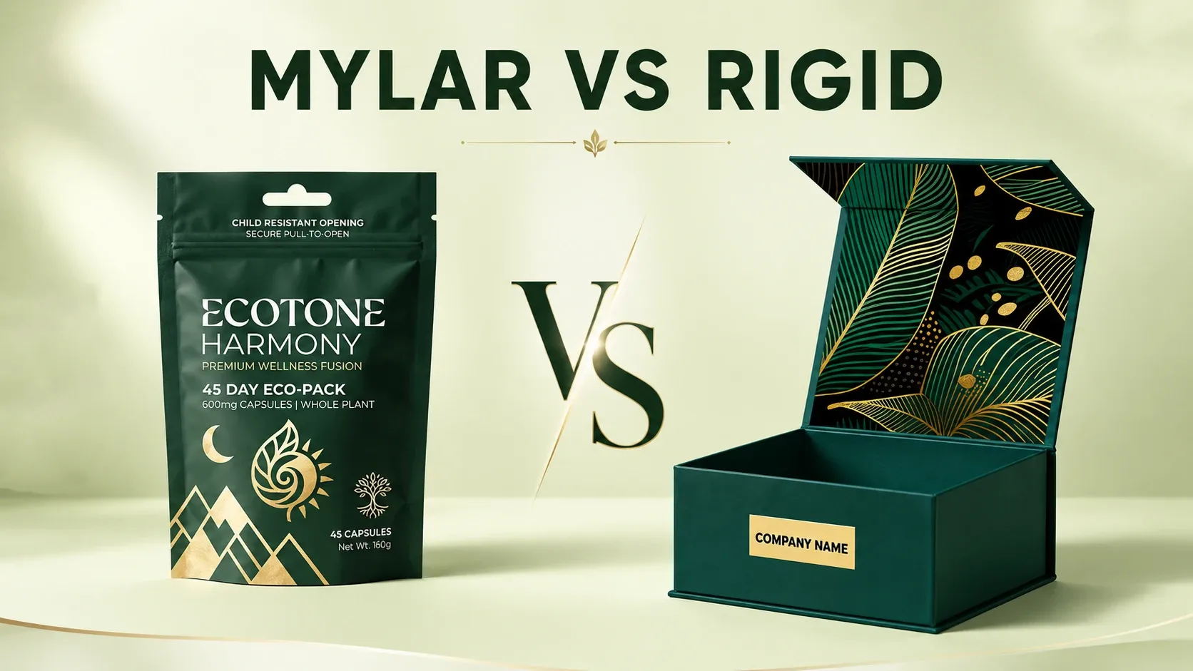 mylar vs rigid packaging
