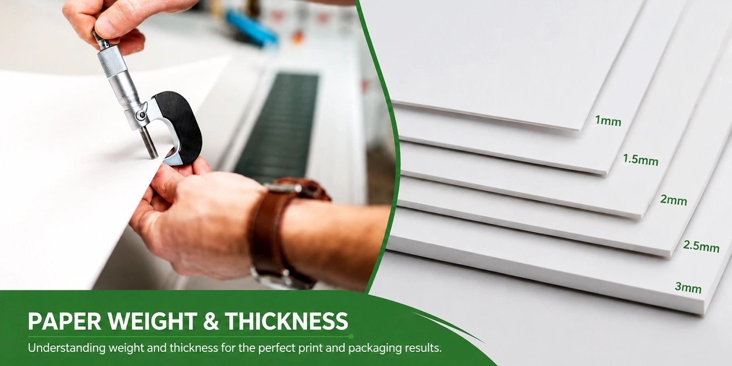 measuring paper weight and thickness