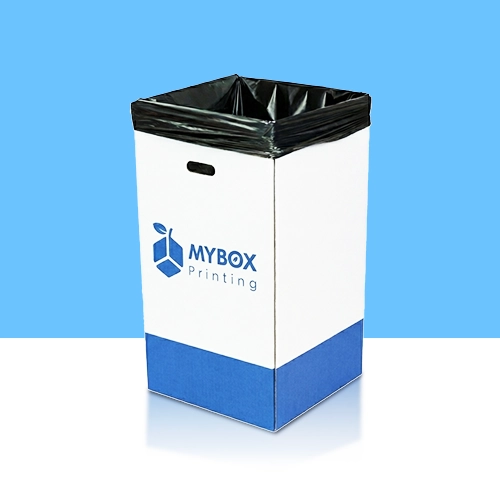 cardboard-trash-cans