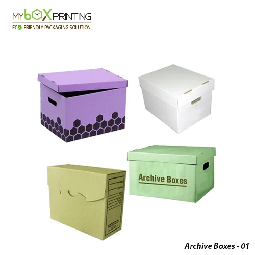 Custom, Trendy Archive Boxes for Packing and Gifts 