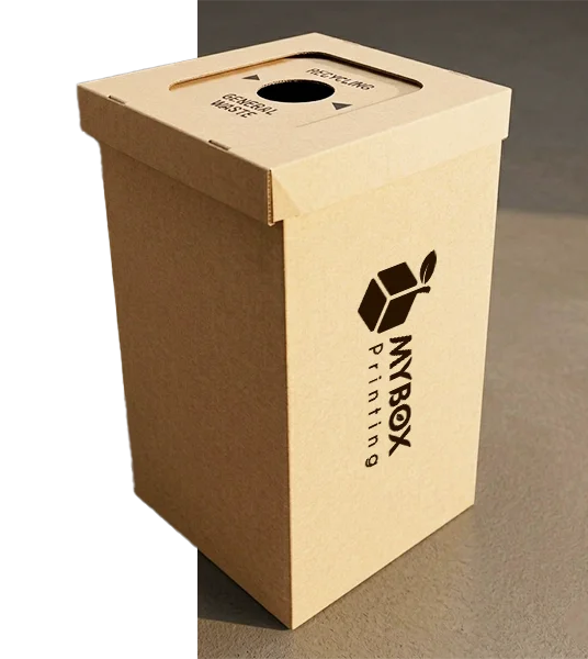 Cardboard Trash Cans