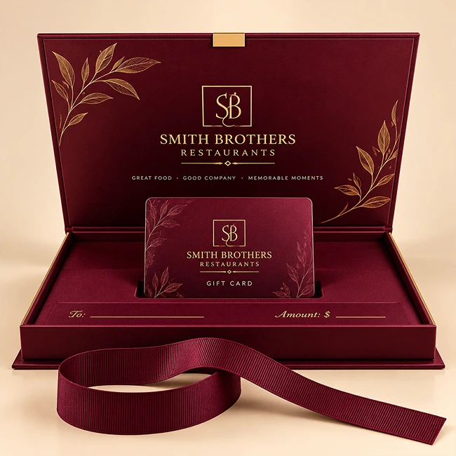 Custom Gift Card Boxes