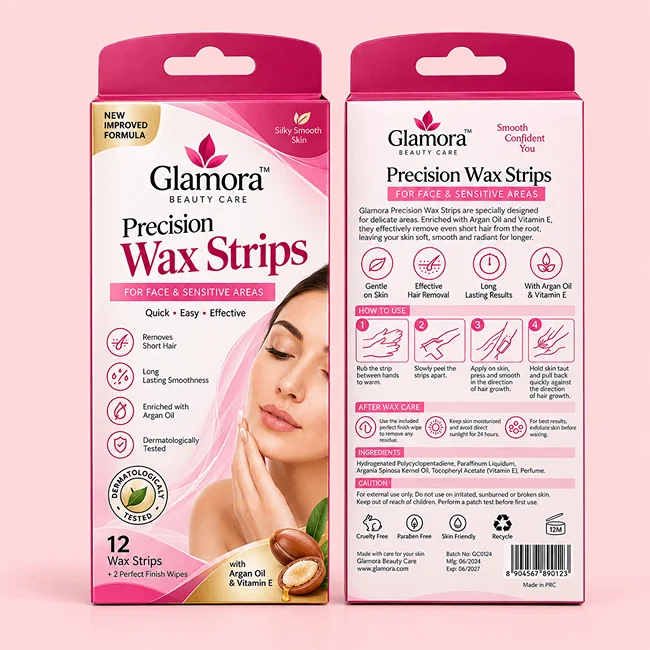 Custom Printed Wax Strip Boxes