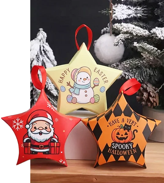 Custom Star Shaped Boxes