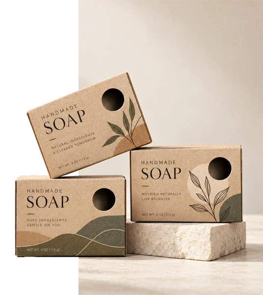 Kraft Soap Boxes