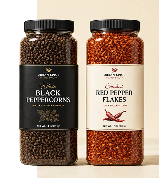 Custom Glass Spice Jars