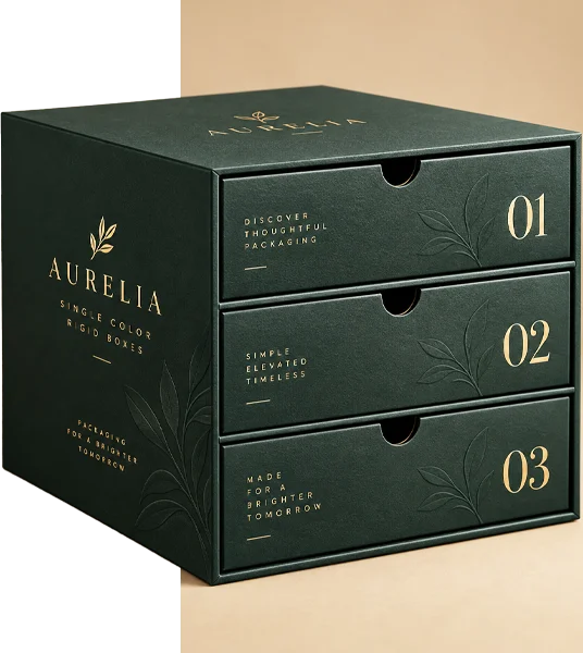 Single Color Rigid Boxes