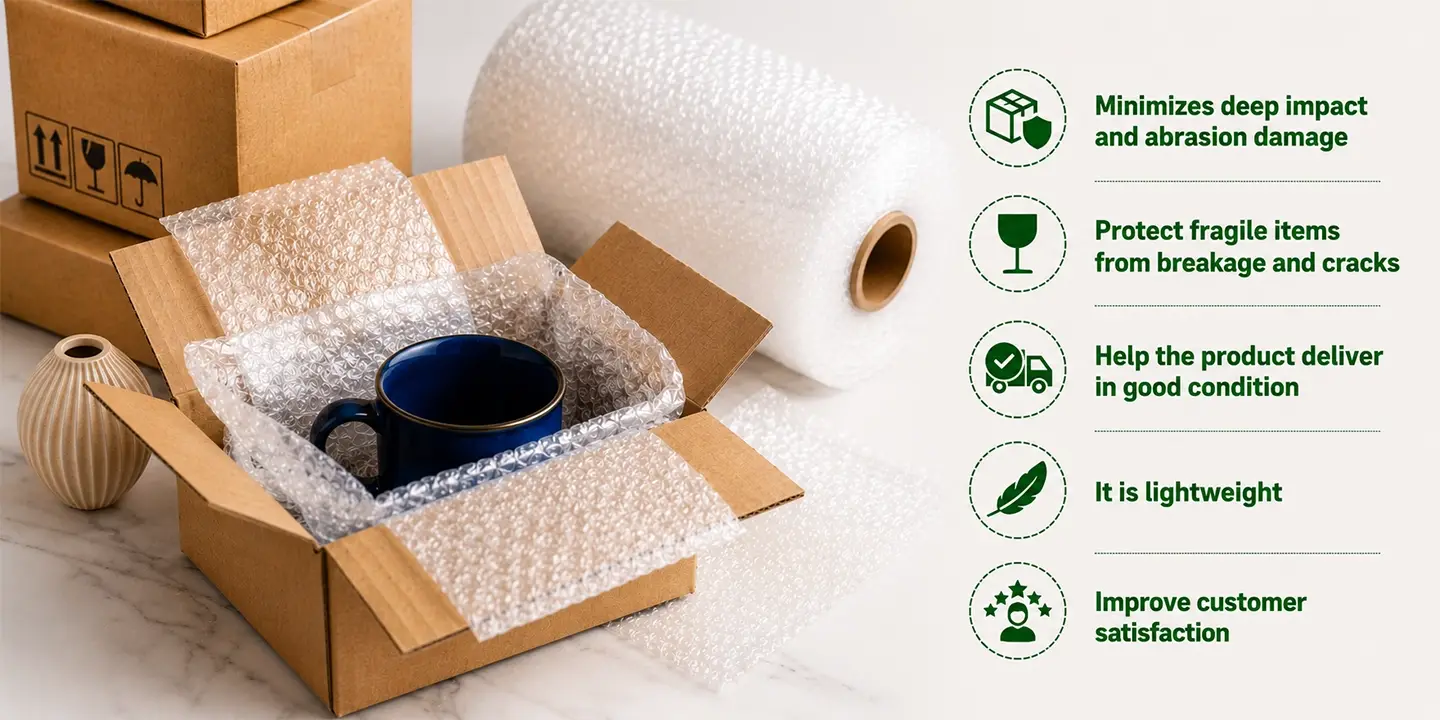 benefits of using bubble wraps