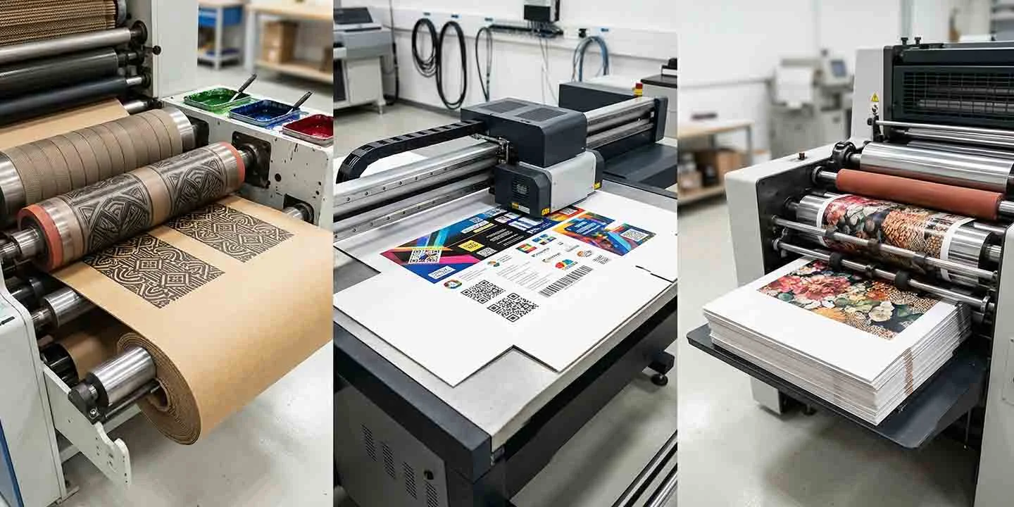 how different printing techniques work with cardboard and corrugated