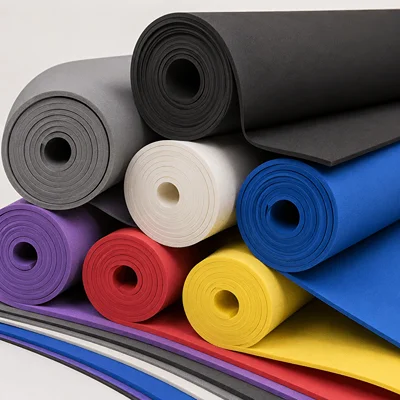eva foam roll sheet in packaging