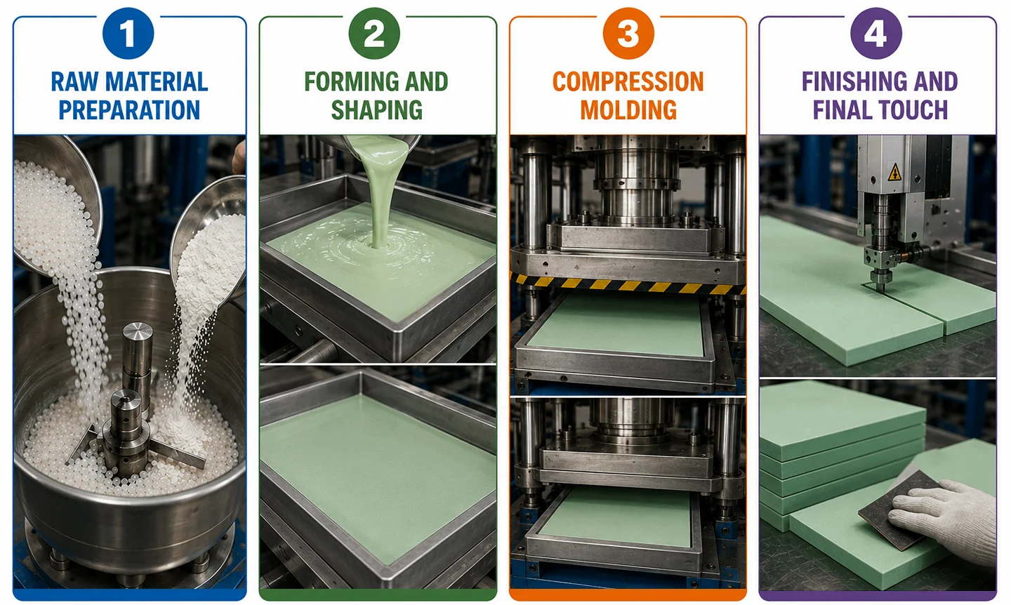 manufacturing process of eva foam in simple four steps