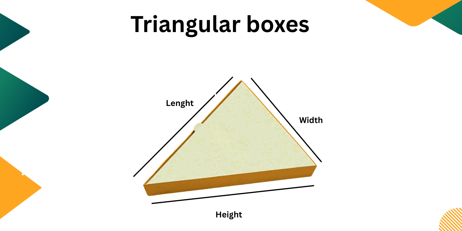 triangular boxes