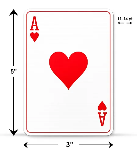 trump card sizes